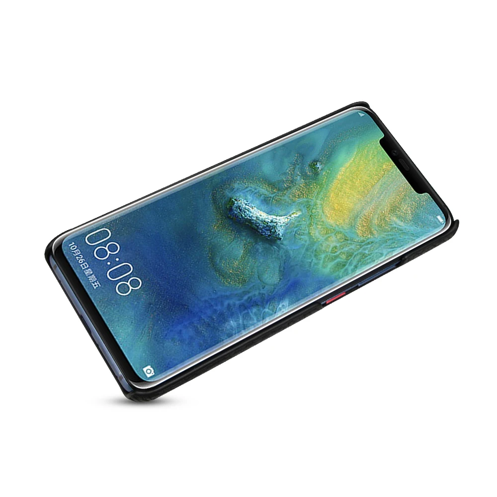 Hunreone личи полоса Высокое качество Роскошный чехол из натуральной кожи для huawei mate 20 20 Pro mate 20X mate 20 Lite mate RS