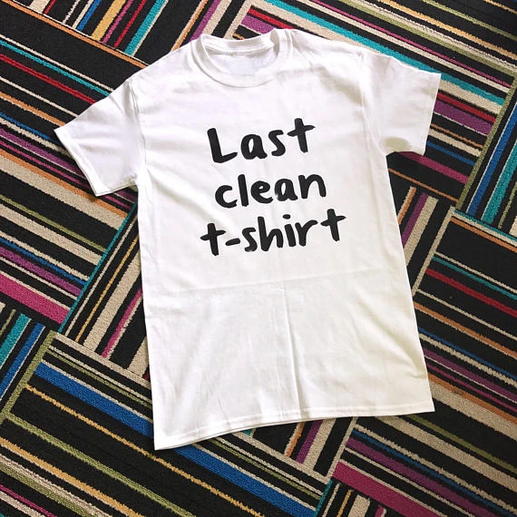 

Футболка Last clean, забавная рубашка, юмор, женские модные топы, гранж, Готическая футболка, tumblr, женская рубашка для подарка на вечевечерние, ул...