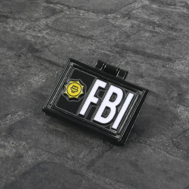 Симпсоны булавки x-файлы FBI Fox Mulder ID Card Броши Эмаль нагрудные знаки Значки x-файлы ювелирные броши булавки