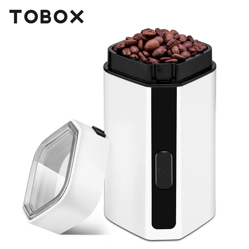 TOBOX Электрический Кофе шлифовальные станки Детская безопасность гайки семян