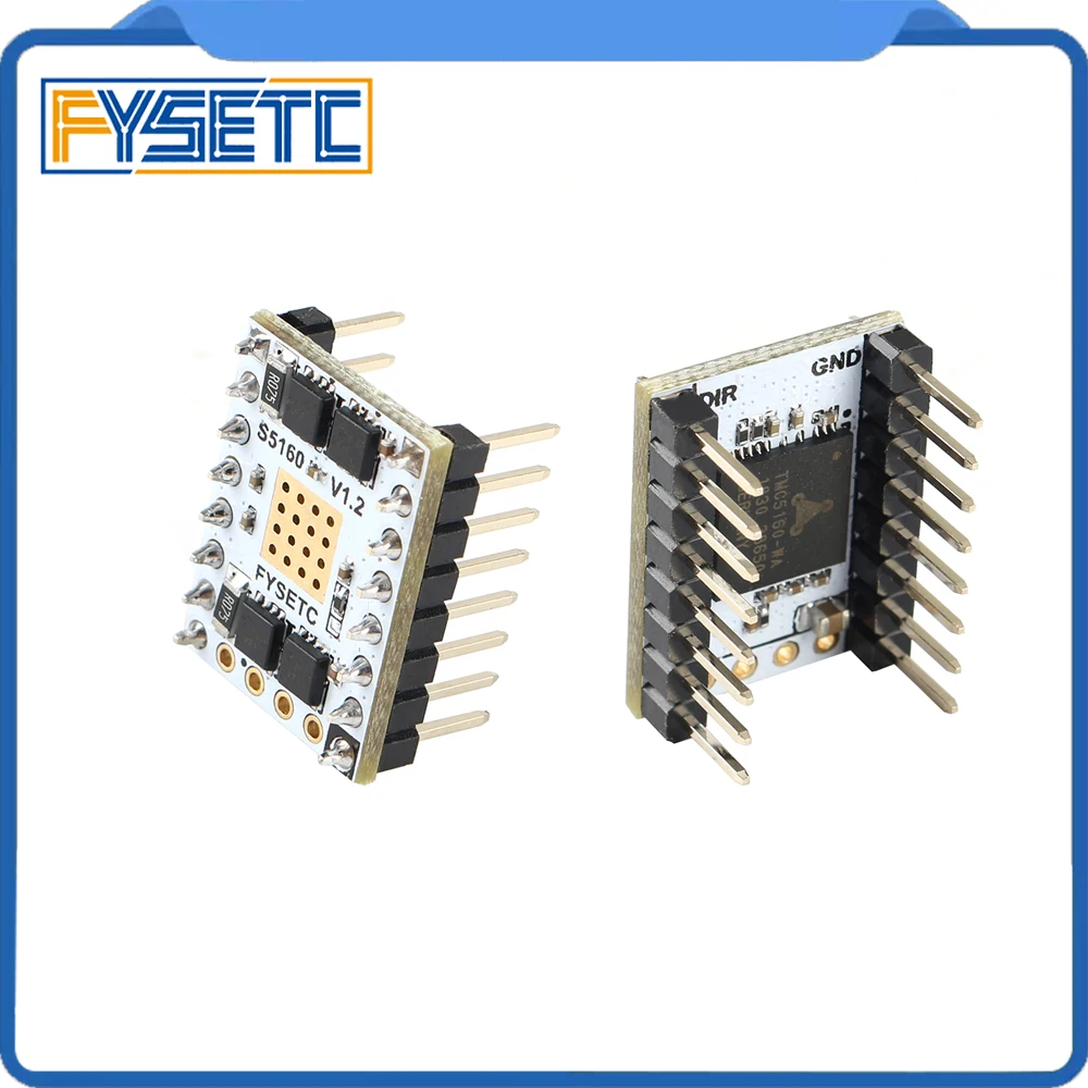 2 шт. 3D принтер части TMC5160 V1.2 SPI Драйвер шагового двигателя S5160 бесшумный драйвер