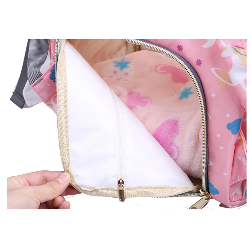 Водонепроницаемая сумка для подгузников с принтом единорога|changing baby bag|nappy bagsdiaper