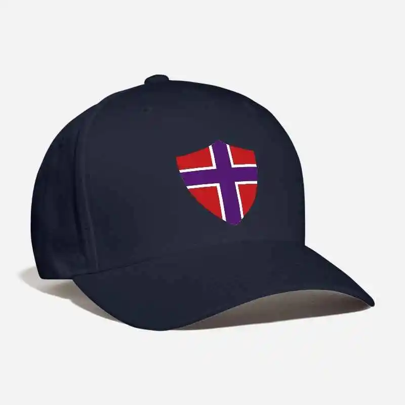 Норвежский флаг, дизайнерская Вышитая эмблема герба Берген, Oslo, Noreg, Европа, норж, унисекс, модная изогнутая бейсболка