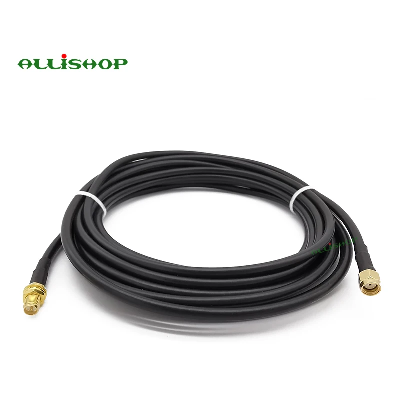 RF LMR200 Низкая потеря RP-SMA Штекерный к RP-SMA женский антенный кабель 1 м 3 м 5 м 8 м 10 м 12 м 15 м