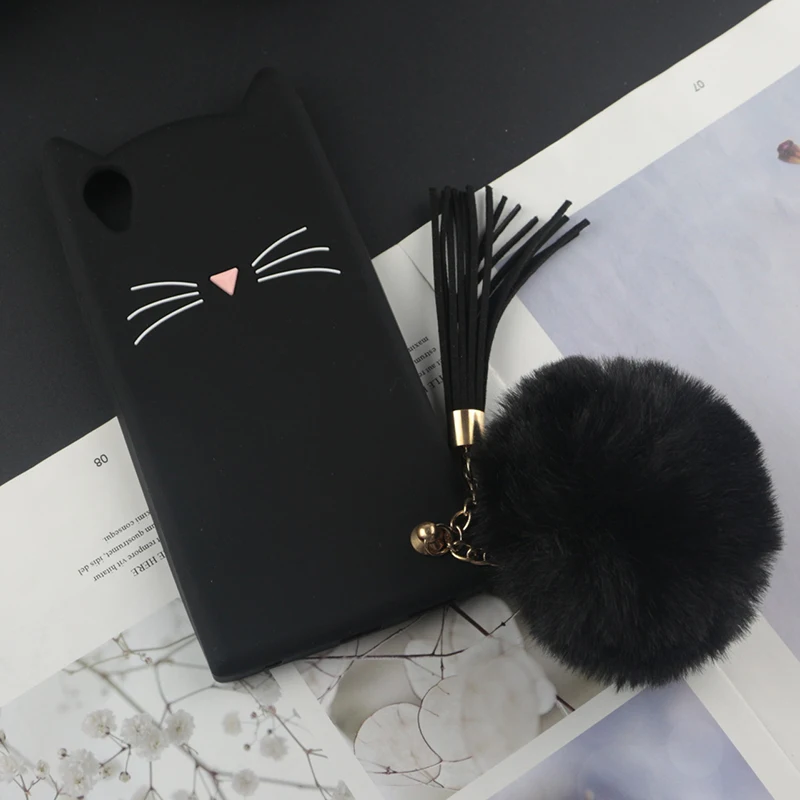 Милый объемный мультяшный силиконовый чехол для Sony Xperia L1 L2 XA XA1 ультрадвойные
