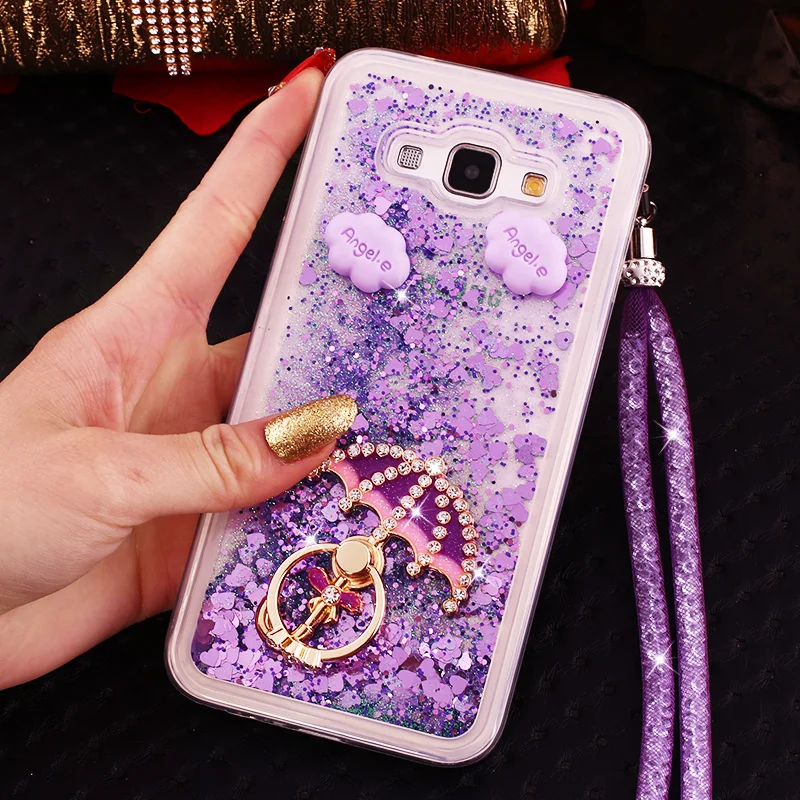 Diamond жидкий Cover для Samsung Galaxy S8 случай роскошный горный хрусталь жидкость зыбучие
