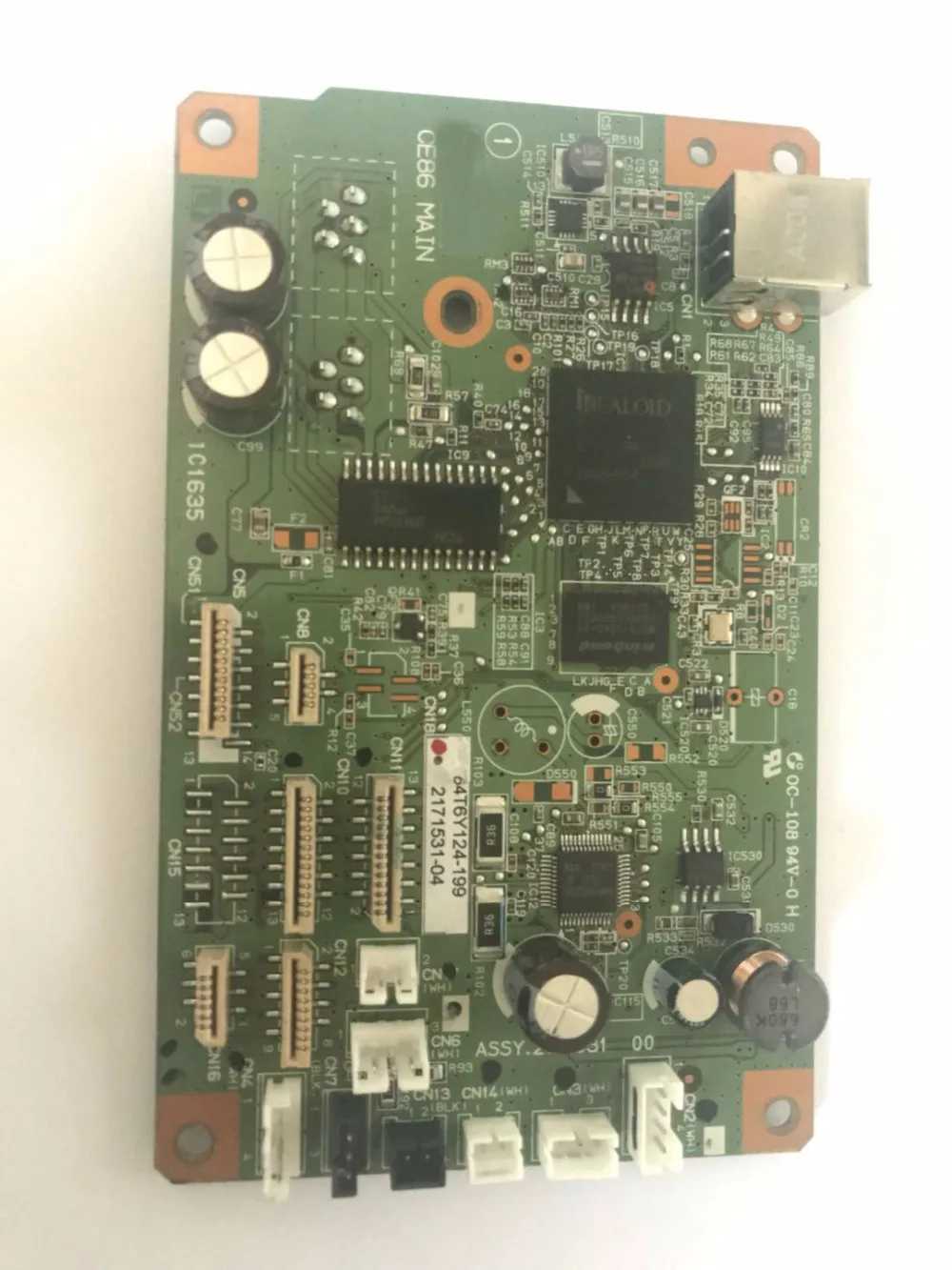 CE86 форматированная плата логика Материнская печатная для EPSON L805 805 | Компьютеры и