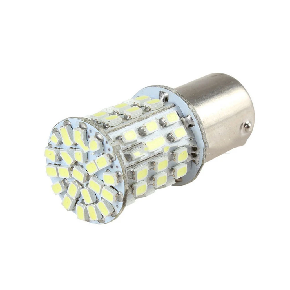 2 шт. BAY15D 1157 Белый автомобиль задние стоп сигнал светильник яркий 64 SMD