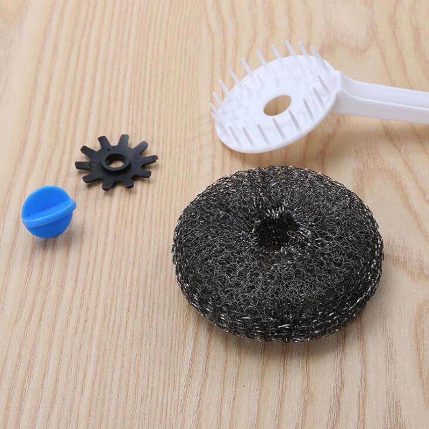 Kitchen Washing Pot Pan Cleaner Strainless Steel Brush Scrubber Home Dish Bowl Wash Cleaning long hand wire Tool | Дом и сад