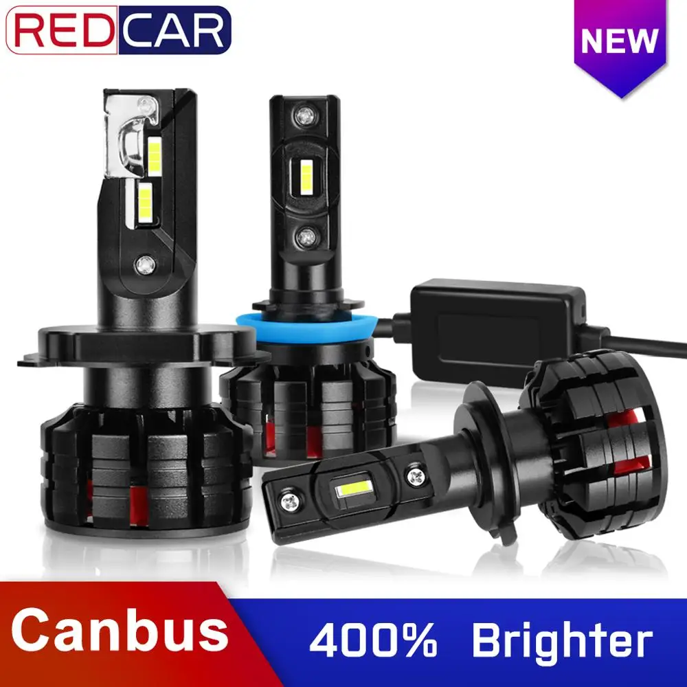 2Pcs H7 Led Canbus H1 H3 H4 H8 H11 HB3 9005 HB4 9006 Headlights Mini 100W 10000LM 6000K Car Light Bulbs Auto Lamp Automobile | Автомобили