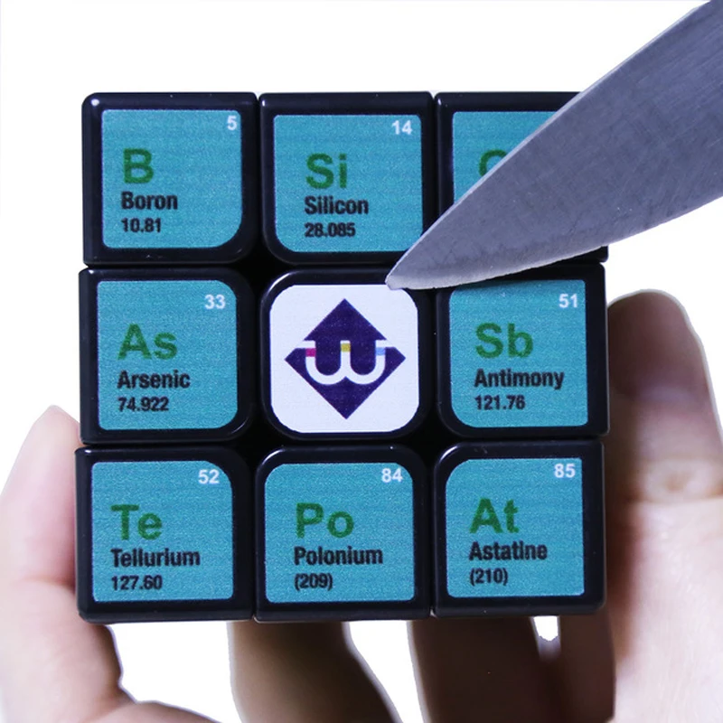 

Speed 3x3x3 Chemical Elements Creative Educational Magic Cube Puzzles Toys
