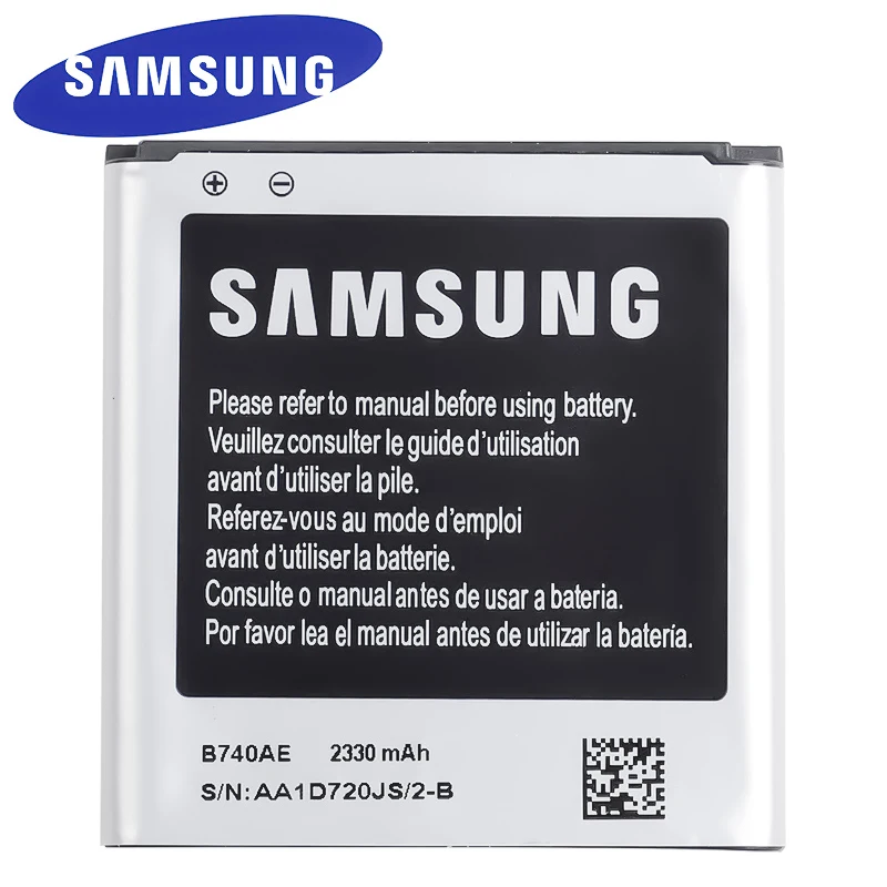 100% оригинальный Samsung батарея для Galaxy S4 зум C101 C105 C105K C105A C101L C101S B740AC 2330 мА-ч |