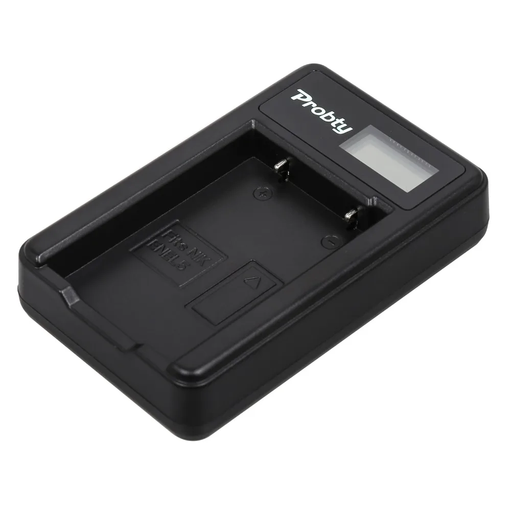 PROBTY 2 шт. 1800 мА/ч EN-EL5 RU EL5 ENEL5 Батарея + ЖК-дисплей USB Зарядное устройство для NIKON Coolpix