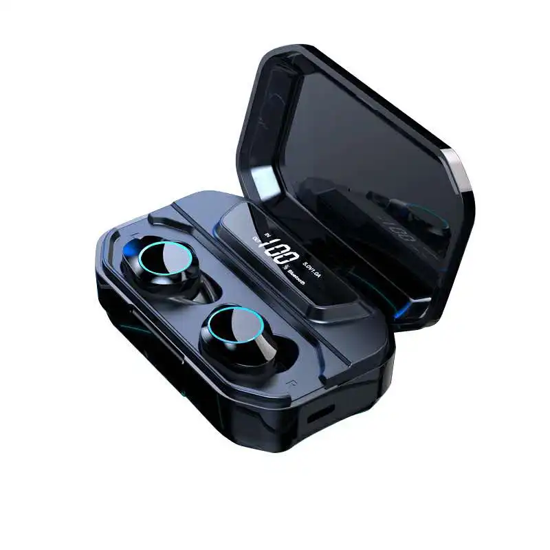 G02 TWS 9D стерео беспроводные наушники Bluetooth 5,0+ HiFi наушники IPX7 водонепроницаемые с светодиодный 3300 mAh Внешний Смарт-аккумулятор держатель телефона