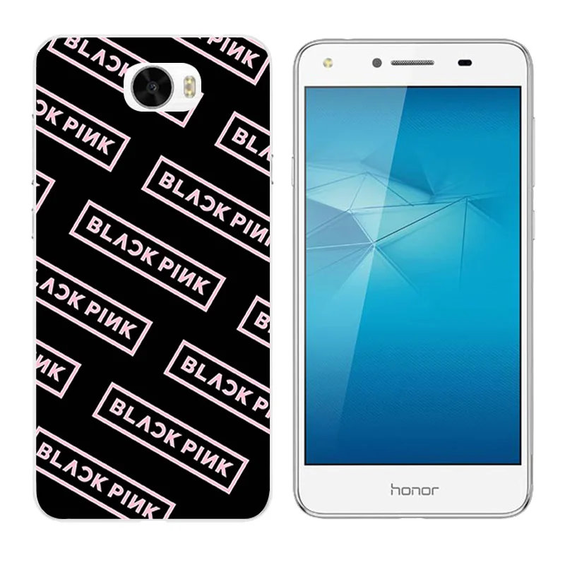 Чехол для Huawei Y5 II Y5II мягкий силиконовый чехол черный с буквенным принтом Honor 5A 5 A
