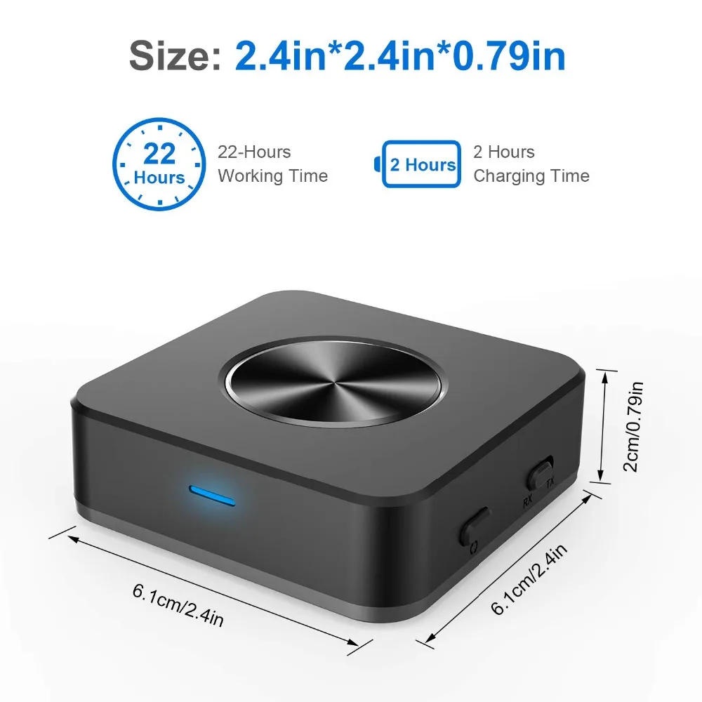 Беспроводной Bluetooth 5 0 CSR8675 Aptx HD адаптер с низкой задержкой оптический SPDIF Aux Стерео