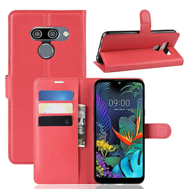 

For LG K50 Luxury Flip Leather Case cover for LG K50 for LG K40 LM-X420EM LM-X420EMW Phone Cover Wallet case with Stand