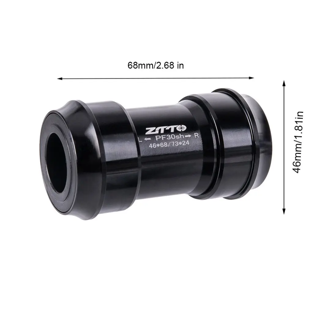 ZTTO PF30sh PF30 24 адаптер велосипедный пресс подходят нижние кронштейны крепления оси для MTB дорожный велосипед запчасти Prowheel 24 мм шатун chainset