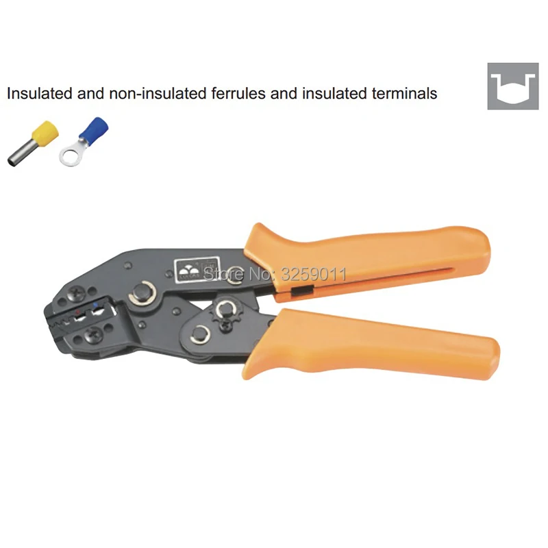 

1PCS SN-02WF2C 20-13 AWG Ratcheting Wire Crimping Plier Tools for Insulated Terminals and Butt Connectors Crimper