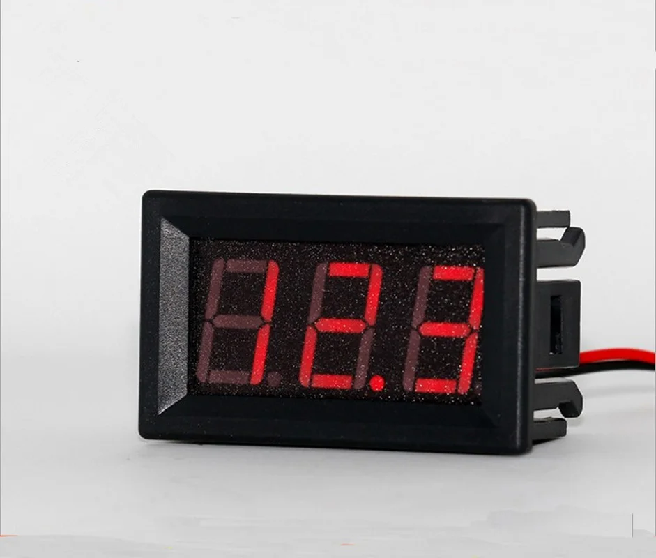 Цифровой вольтметр 0 56 &quotцифровой DC2.5-30V двухпроводный Вольтметр постоянного