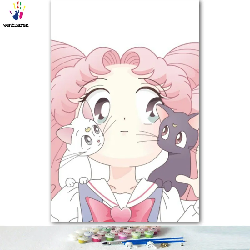 DIY картинки для раскраски по номерам с цветами постоянно меняющиеся картины