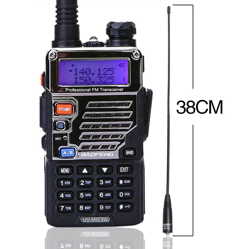 add 771 Antenna BaoFeng UV-5RE 8 Вт Walkie Talkie plus двухдиапазонный UV 5RE радио VOX фонарик Ручной 10 км дальний BF-UV5RE ветчины 2 пути радио - Цвет: add 771 Antenna