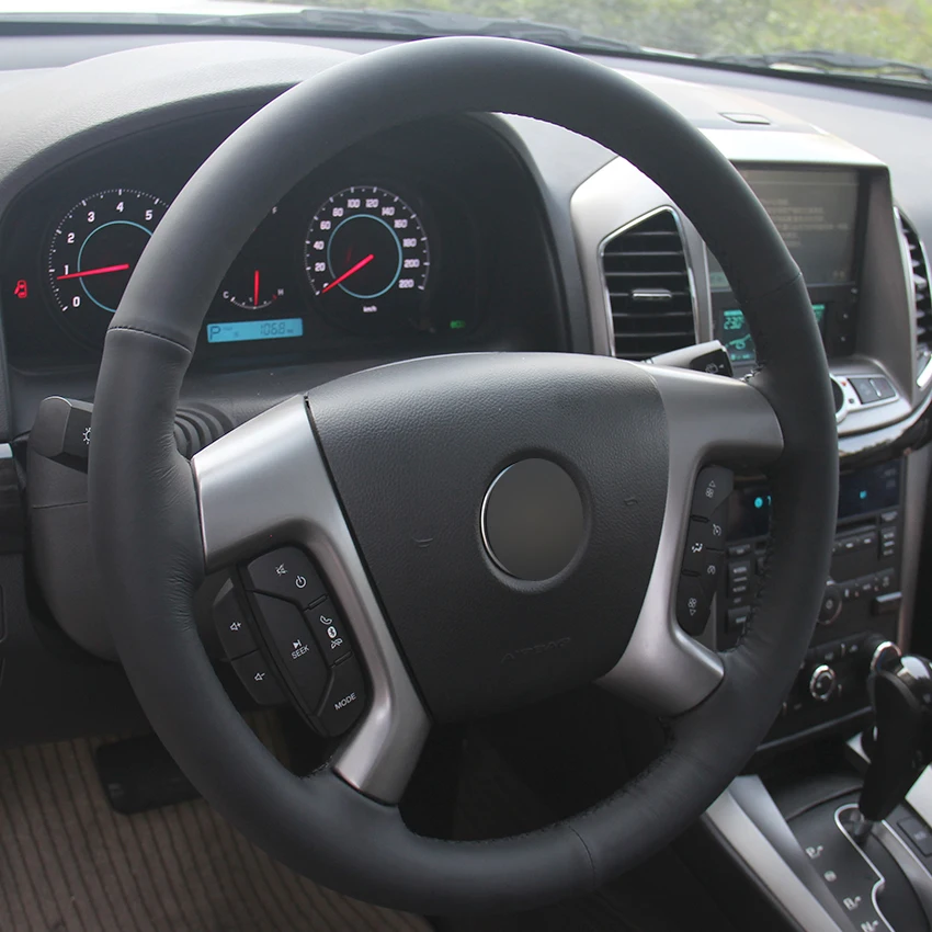Черный чехол из натуральной кожи для Chevrolet Captiva 2007-2014 Silverado GMC Sierra 2007-2013 Daewoo Winstorm |