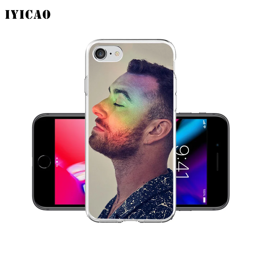 IYICAO Sam Smith Мягкий силиконовый чехол для телефона iPhone X XR XS MAX 6 6s 7 8 Plus 5 5S SE TPU |
