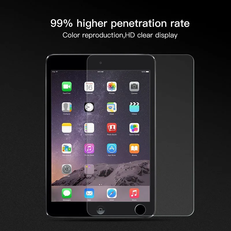 Защитное стекло для Ipad Mini 4 закаленное I Pad 1 2 3 5 7 9 дюйма 9H|Защитные стёкла и плёнки
