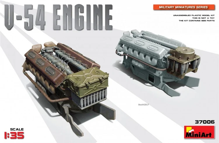

1/35 V-54 Модель двигателя 37006