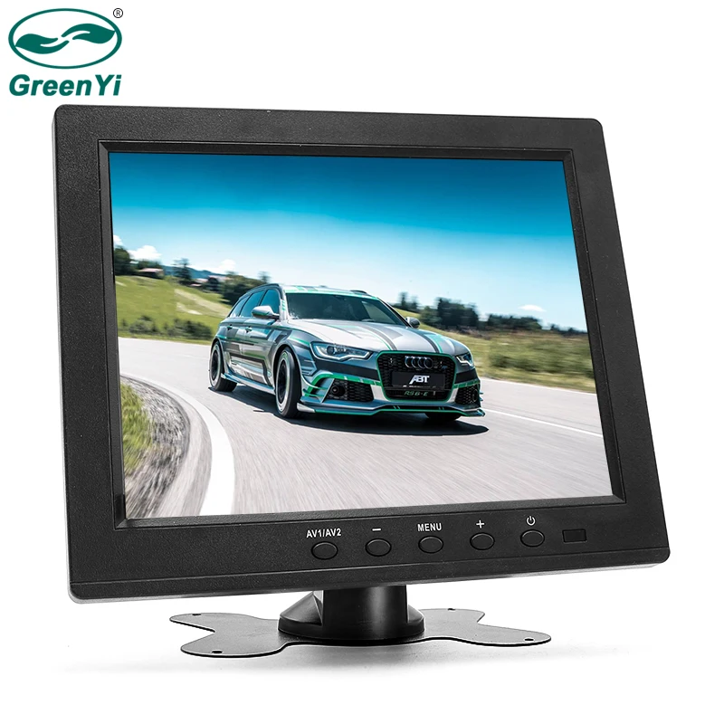 8 дюймовый маленький цветной ЖК видеомонитор GreenYi 4:3 экран 1024x768 VGA BNC AV HDMI Ypbpr вход