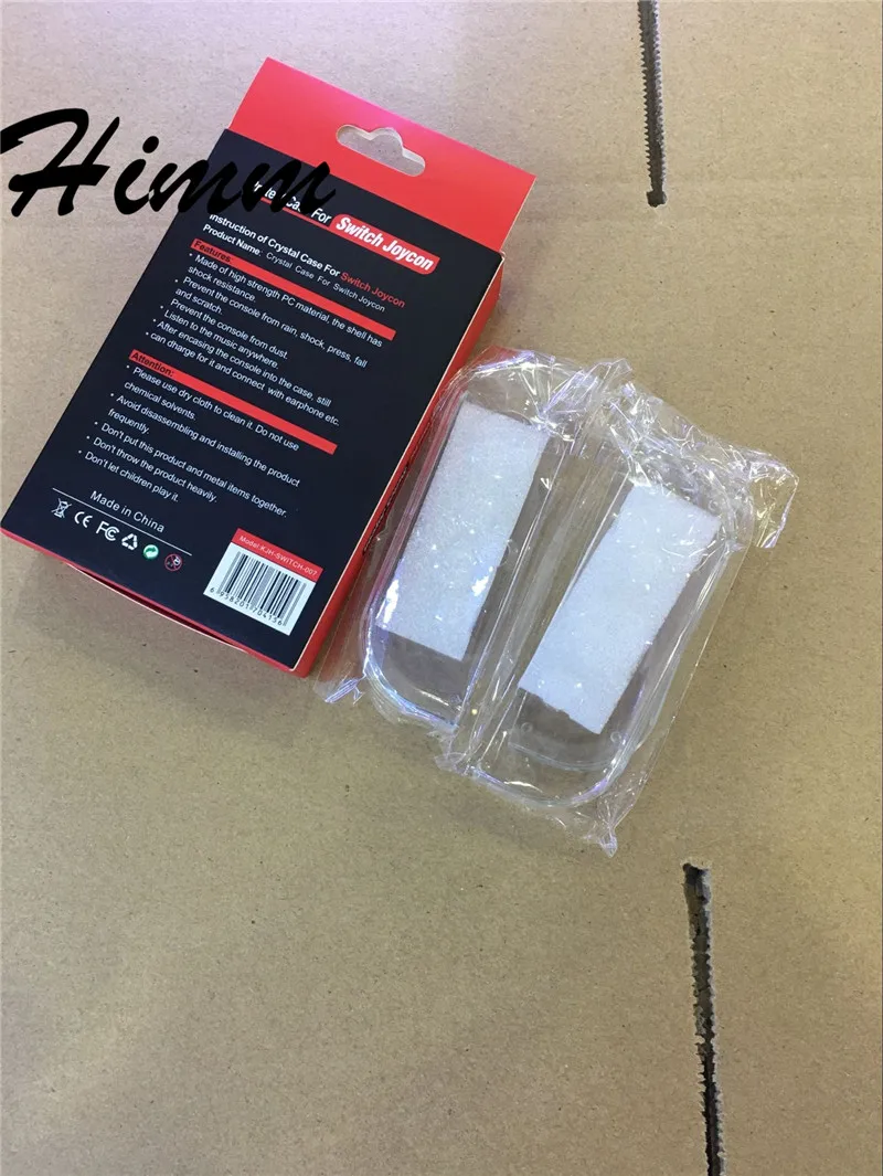 Прозрачный прозрачный чехол для консоли NS Nintendo Switch защитный Joycon | Электроника