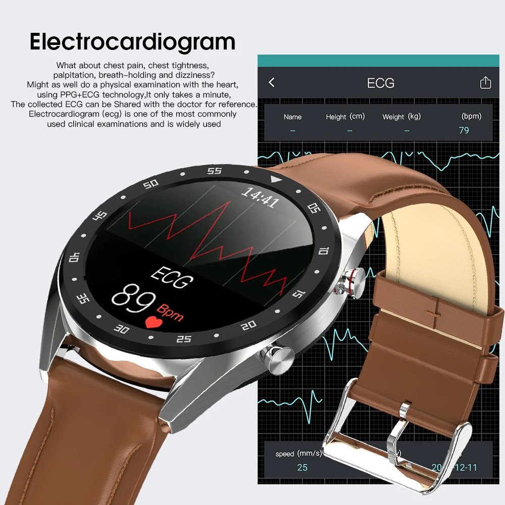 696 L7 BlueTooth Вызов Смарт-часы ЭКГ + PPG монитор сердечного ритма кровяного давления IP68