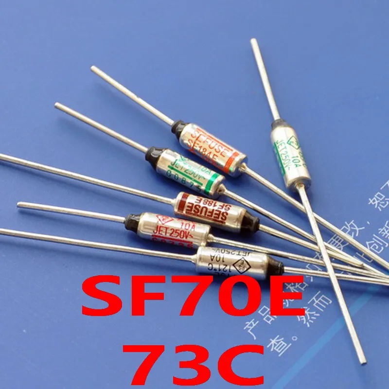 (5 шт./лот) Термопредохранитель Microtemp Cut SF70E 73C SEFUSE 73 градуса Цельсия.|thermal fuse|microtemp