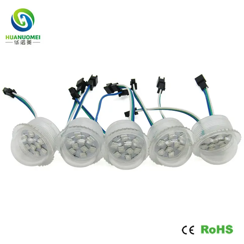35mm 9LEDs UCS1903 Pixel RGB LED Module Light Digital 5050 SMD Bulb DIY Addressable Solar Source Lamp Advertising Lightbox 12V | Освещение