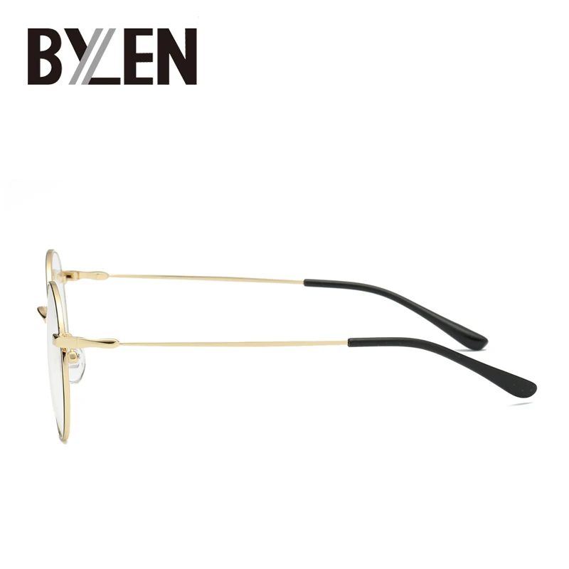 Vintage Round Glsses Frames Women Men Retro Metal Clear Lens Glasses Frame Unisex Nerd Anti-radiation Spectacles Eyeglass | Аксессуары