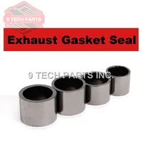 Universal MOTORCYCLE Exhaust Silencer Gasket Joint Seal Exhaust GASKET FIBRE Silent Seal Ring select model with diameter sizes