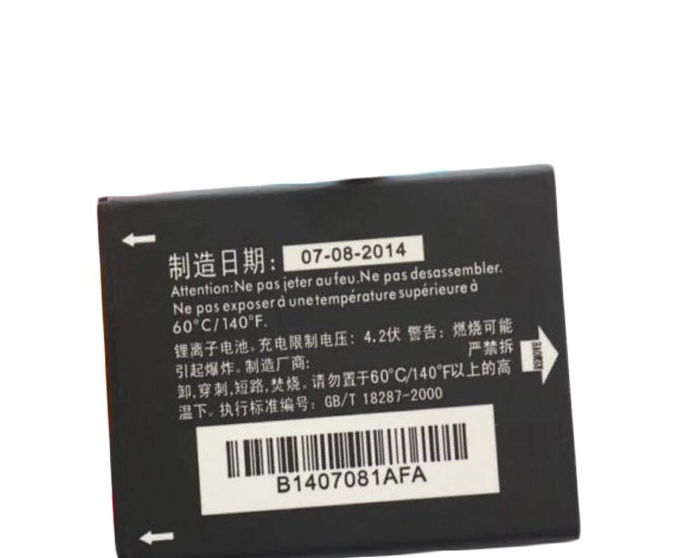 Аккумулятор ISUNOO Tli014A1 1400 мАч для Alcatel M'Pop 5020 5020D fire 4012 4012A 4012X 4007D Pixi 3 4 5 &quot4027 4027D /A 4027X