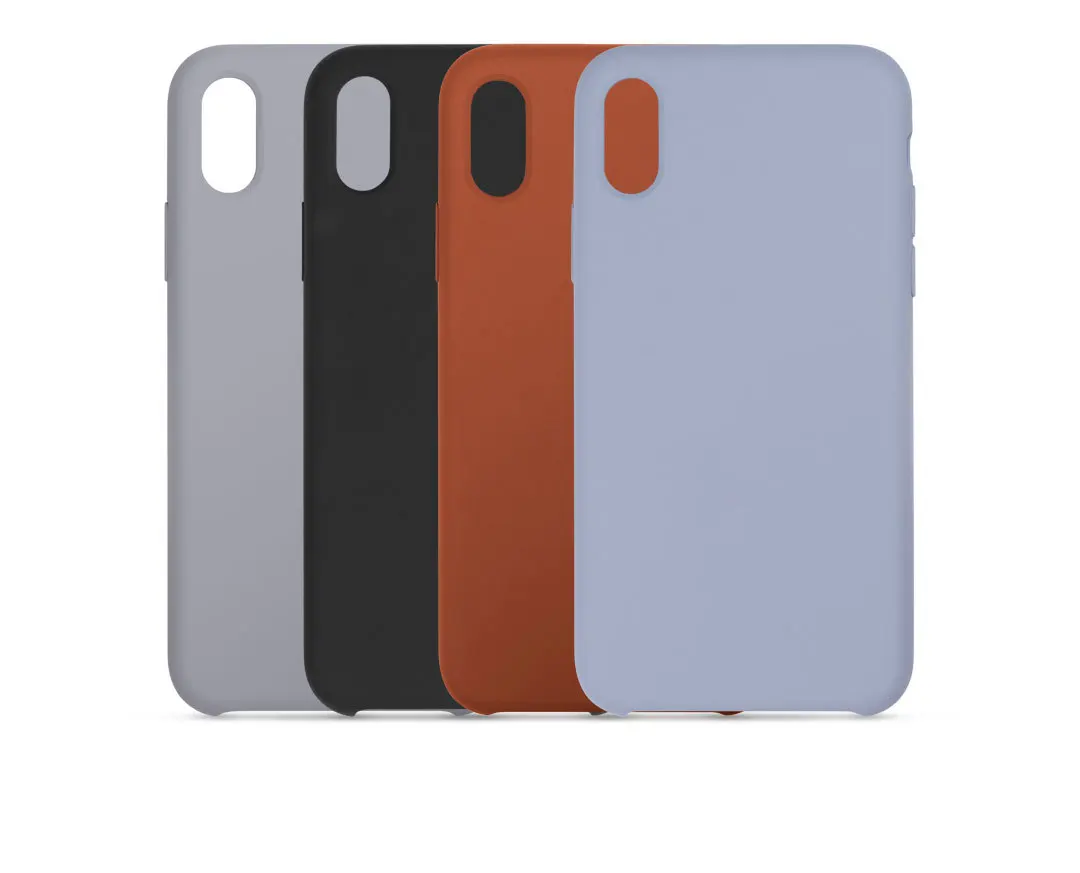 Xiaomi жидкий силиконовый чехол для телефона удобный мягкий на ощупь карамельный цвет чехол для телефона чехол для iPhone XS MAX/XS/XR/X противоударный чехол