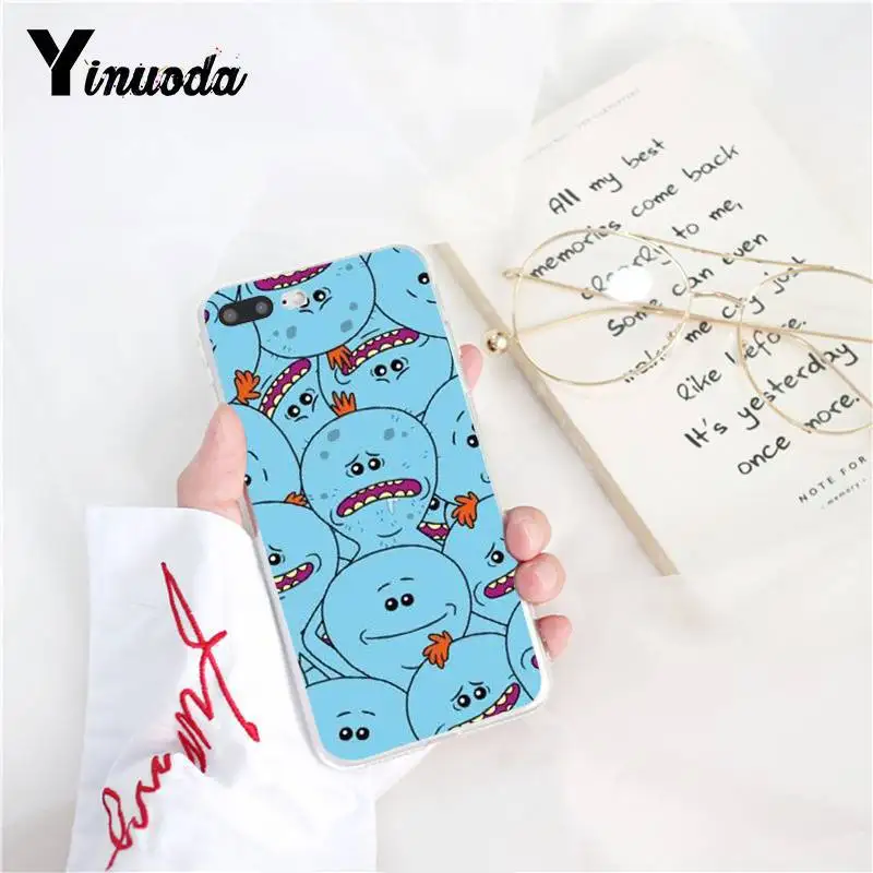 A7 Yinuoda Рик и Морти ТПУ чехол для телефона крышка оболочка для iPhone 8 7 6 6S Plus 5 5S SE XR X XS MAX 10 11 11pro 11promax чехол - Цвет: A7