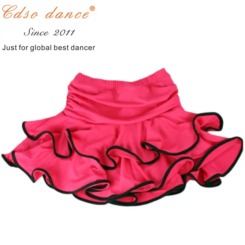Cdso dance/12 дизайнерских юбок для латиноамериканских танцев девочек бальное платье