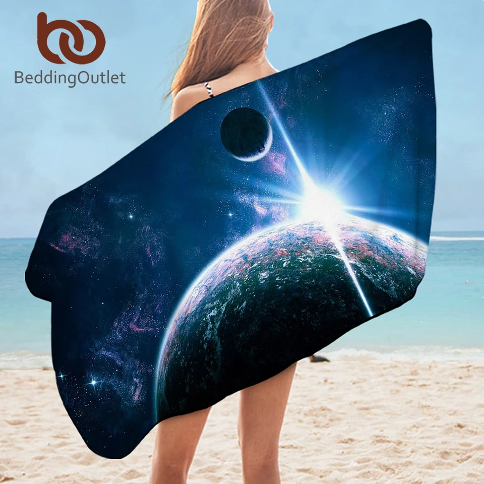 BeddingOutlet пляжное полотенце из микрофибры 75x150 | Дом и сад