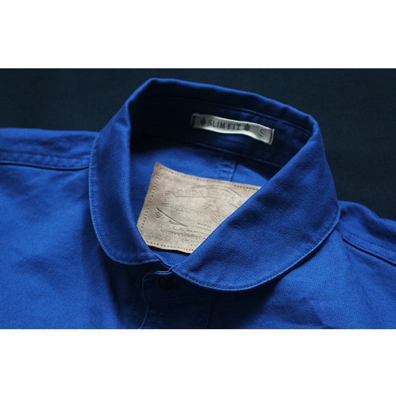 Мужские рубашки повседневное Slim Fit Cargo Camisa Masculina рубашка платье Ropa Hombre Old Saints