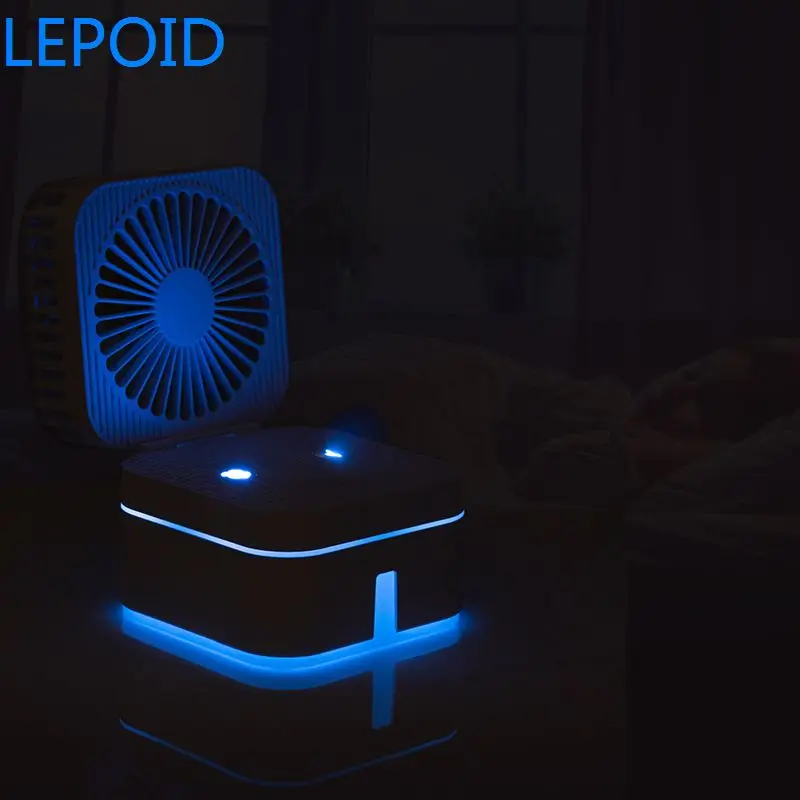 LEPOID Настольный usb вентилятор мини увлажнитель ультра тихий третий скоростной с