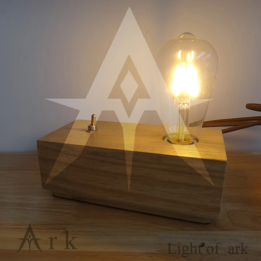 Винтаж деревенский Edison настольная лампа светильник ы для украшения E27/E26