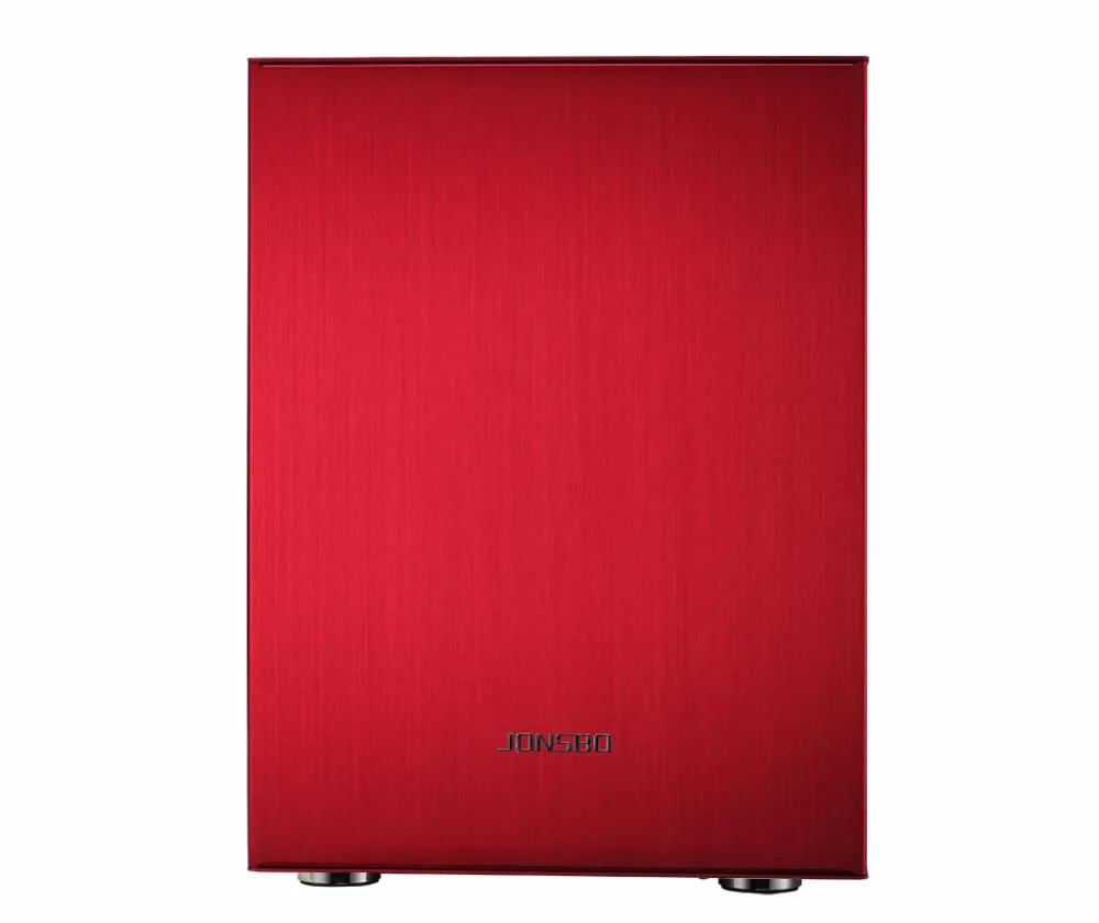 Чехол для компьютера Jonsbo C2 корпус из красного алюминия MATX с поддержкой питания USB