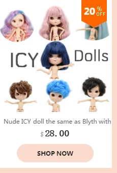 Ледяной обнаженный завод Blyth Кукла № BL662 каштановые волосы белое лицо Neo 1/6 BJD