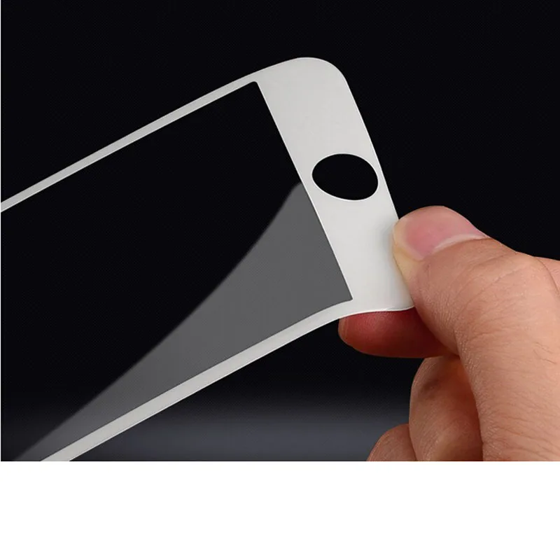 3D изогнутое матовое закаленное стекло для iPhone 6 6s Premium Real 9H углеволоконная пленка