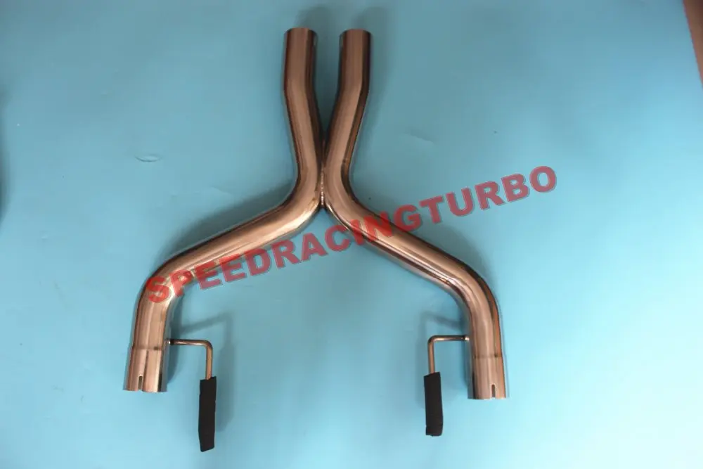 Выхлопная труба X-Pipe для FORD Mustang 05-10 4.6L V8 SS 2," OD с высоким потоком гонки Catless