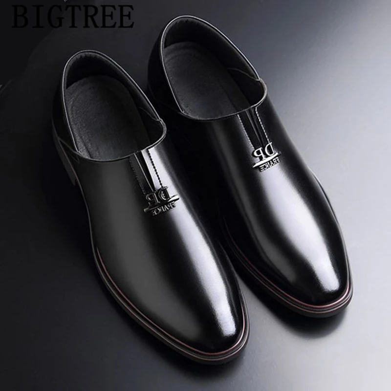 Formal Men Shoes Elegant Fashion Wedding Luxury Italian Brand Official Classic Coiffeur Chaussure Homme Bona | Обувь